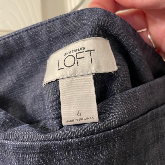 Blue Skirt w/ Pockets - Picture 3 of 4